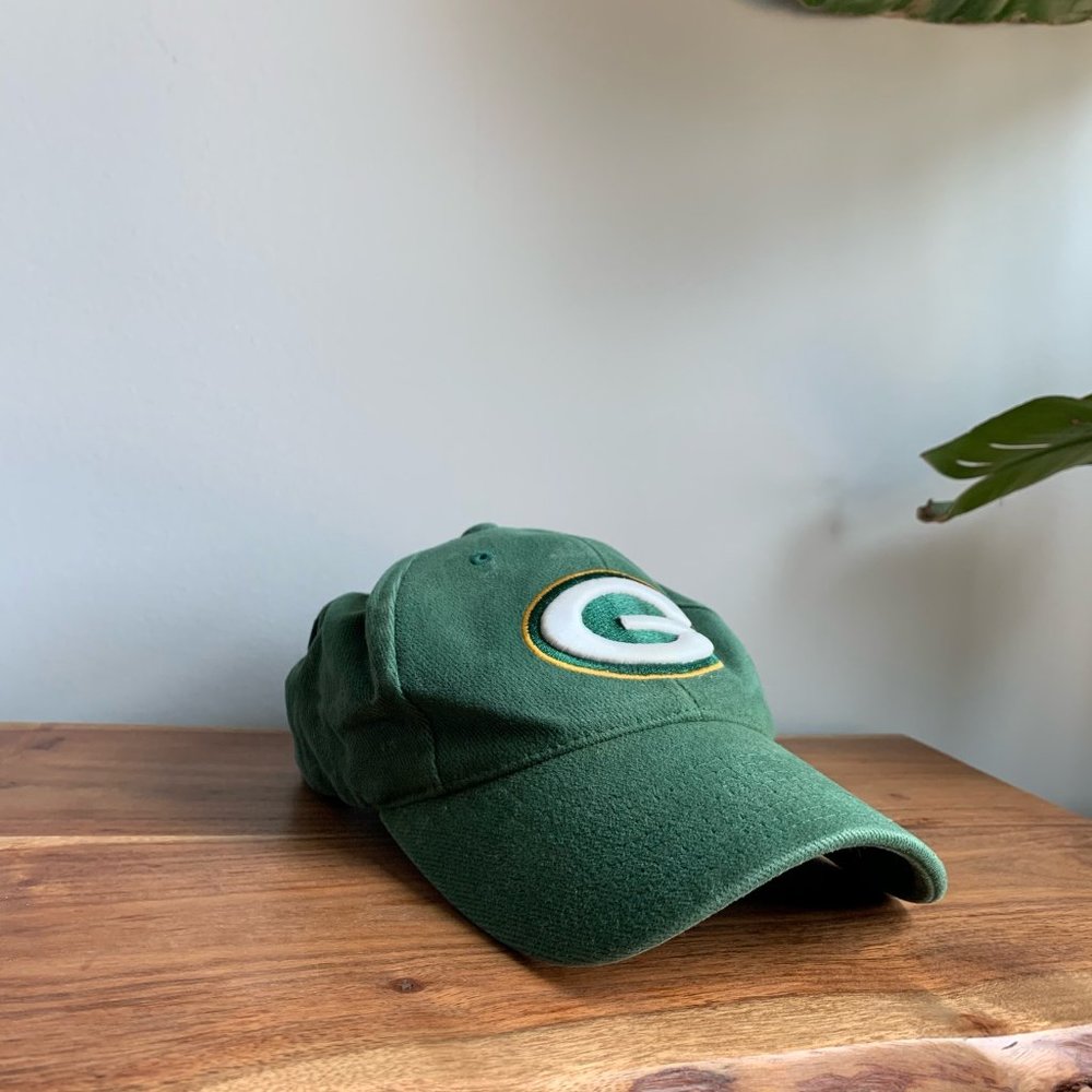 Reebok Green Bay Packers Distressed Green Hat OSFM